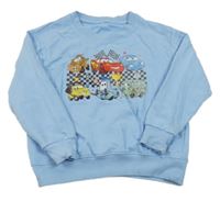 Svetlomodrá mikina s Cars