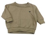 Hnedá mikina s výšivkou Next