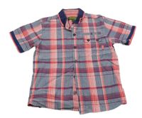 Modro-ružová kockovaná košeľa Baker