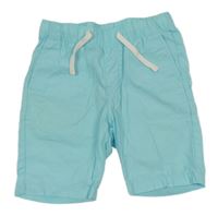Svetlomodré plátenné kraťasy H&M
