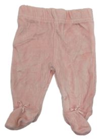 Světlerůžové sametové polodupky M&Co.