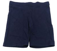 Tmavomodré elastické kraťasy F&F
