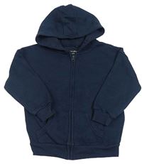 Tmavomodrá prepínaci oversize mikina s kapucňou PRIMARK