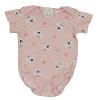 Svetloružové body s koalami