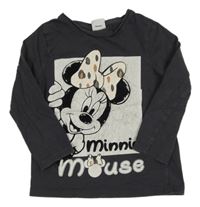 Antracitové tričko s Minnie Disney