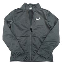 Antracitová prepínaci športová mikina s logom Nike