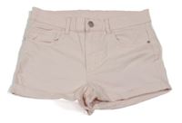 Světlerůžové riflové kraťasy H&M