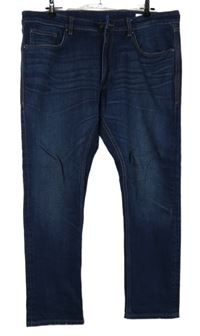 Pánské tmavomodré slim rifle vel. 38/29