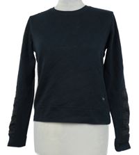 Dámska čierna crop mikina s logom Nike