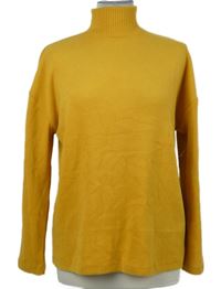 Dámský okrový svetr se stojáčkem F&F