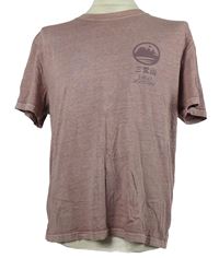 Pánske vínové tričko s potlačou George