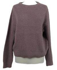 Dámský vínový vzorovaný svetr Pull & Bear