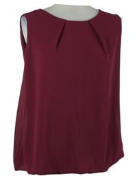Dámska vínová šifónová blúzka Collosuem