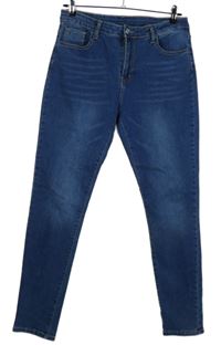 Dámské modré skinny rifle Shein 