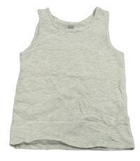 Bielo-sivé melírované tielko H&M
