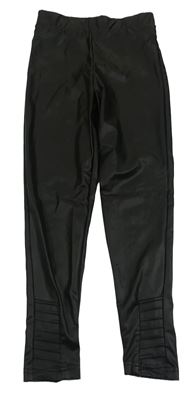 Čierne potiahnuté é legíny Primark