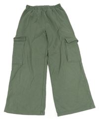 Khaki cargo tepláky C&A