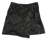 Čierna koženková sukňa H&M