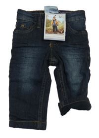 Nové - tmavomodré podšité rifle Papagino