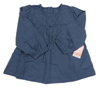 Nové - Tmavomodrá tunika s madeirou Matalan