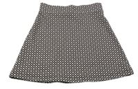 Bielo-ružovo-čierna vzorovaná pletená sukňa River Island