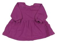 Vínovofialové teplákové šaty Next