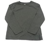 Tmavosivé tričko H&M