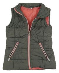 Sivá šušťáková zateplená vesta Pocopiano