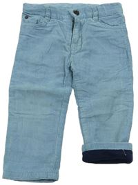 Modré podšité menšestrové nohavice Jacaidi