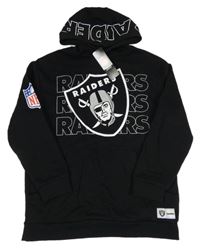 Nové - Černá mikina Raiders s kapucí Primark