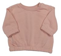 Svetloružová oversize mikina Primark