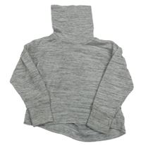 Sivý melírovaný ľahký sveter s rolákom Matalan