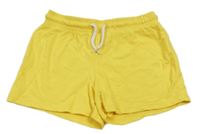 Žluté teplákové kraťasy Yigga 