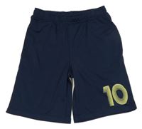 Tmavomodré športové kraťasy s číslom Vertbaudet