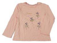Svetloružové tričko s vílami Primark