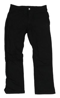Čierne skinny teplákové crop rifle H&M