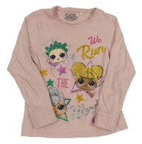Svetloružové pyžamové tričko s L.O.L. SURPRISE! zn. C&A
