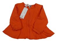 Nové - tmavooranžová prepínaci mikina Prezzo