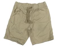 Béžové plátěné kraťasy Topolino