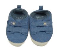 Modré melírované cápačky s dinosaurom Next vel. 16