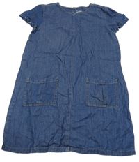 Tmavomodré rifľové šaty Pepperts!