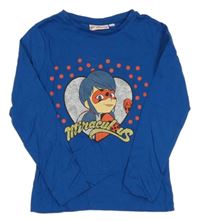 Cobaltovoě modré tričko s Miraculous