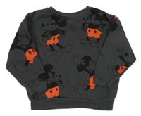 Tmavosivá oversize mikina s Mickey PRIMARK