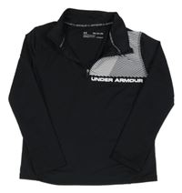 Černé funkční sportovní mikinotriko s logem UNDER ARMOUR