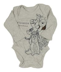 Světlešedé melírované body s Púem a přáteli George