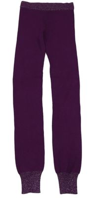 Fialové pletené legíny X-Mail