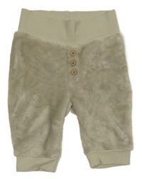 Sivé chlpaté tepláky s gombíkmi Topomini