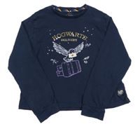 Tmavomodré triko s Hedvikou - Harry Potter M&S