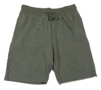 Khaki teplákové kraťasy Y.F.K.
