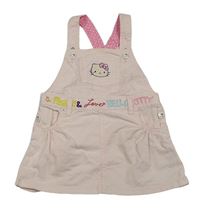 Svetloružové plátenné na traké šaty s Hello Kitty H&M